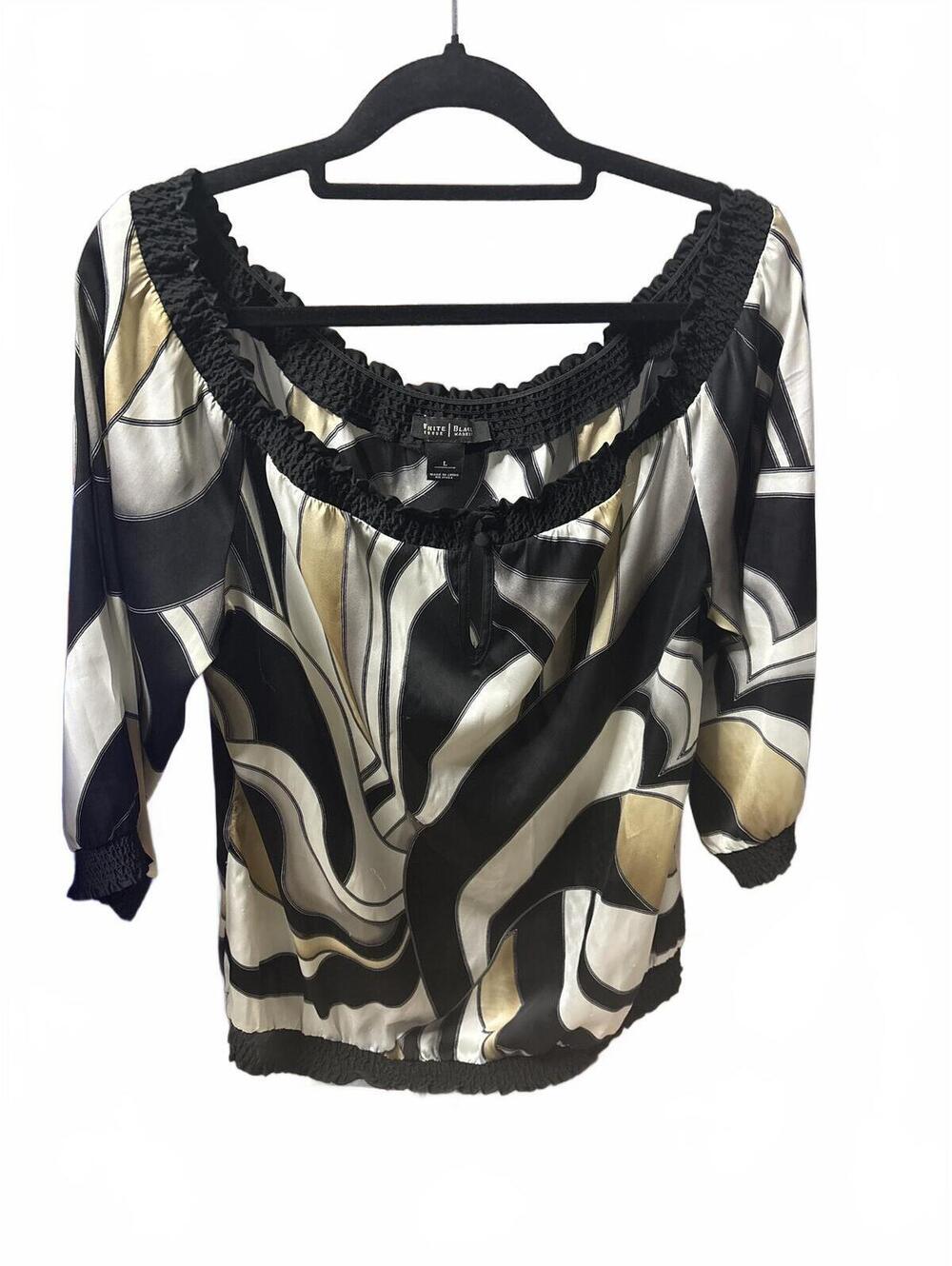 White House Black Market Large Blouse